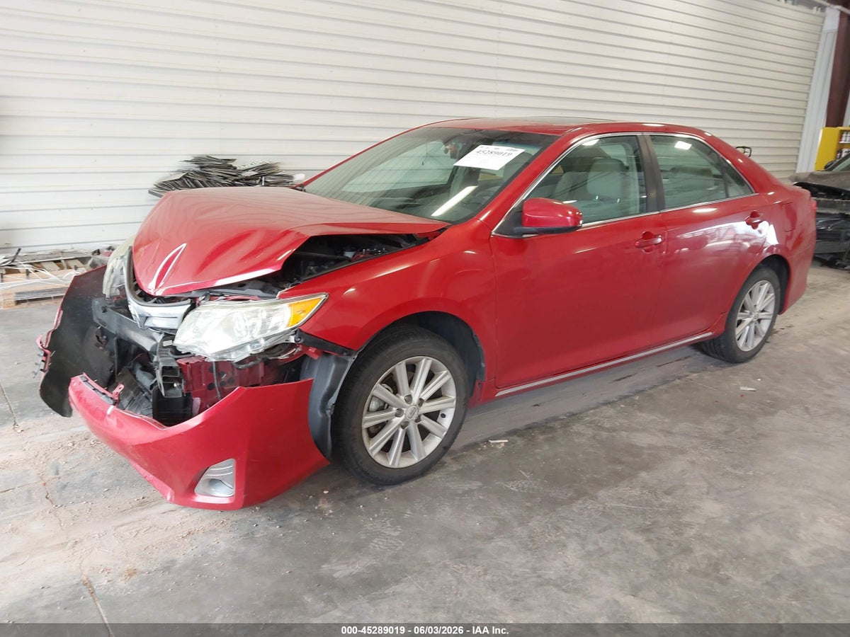 2012 TOYOTA CAMRY XLE — снимка 2