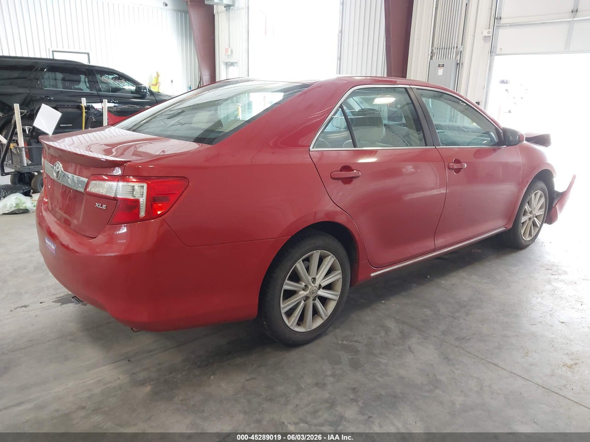 2012 TOYOTA CAMRY XLE — снимка 4
