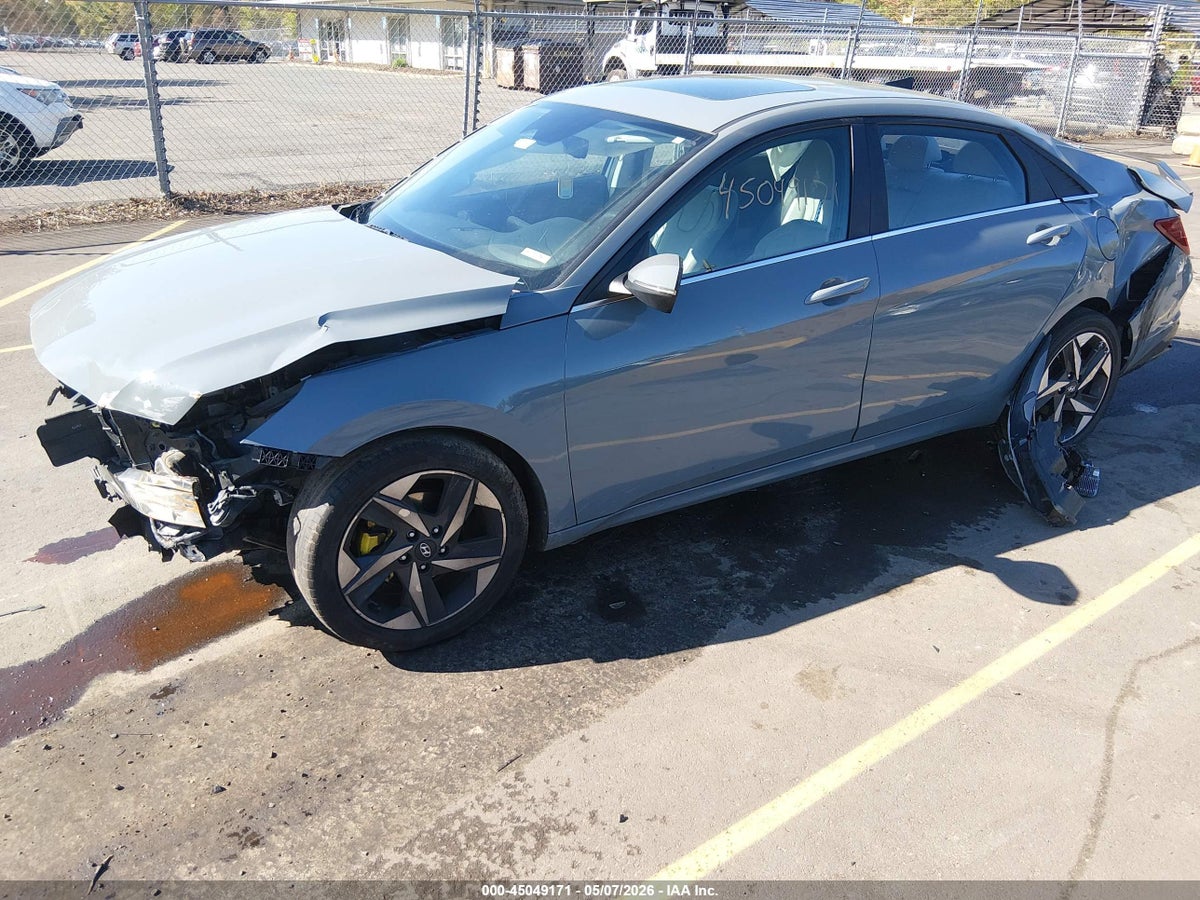 2021 HYUNDAI ELANTRA LIMITED — снимка 2
