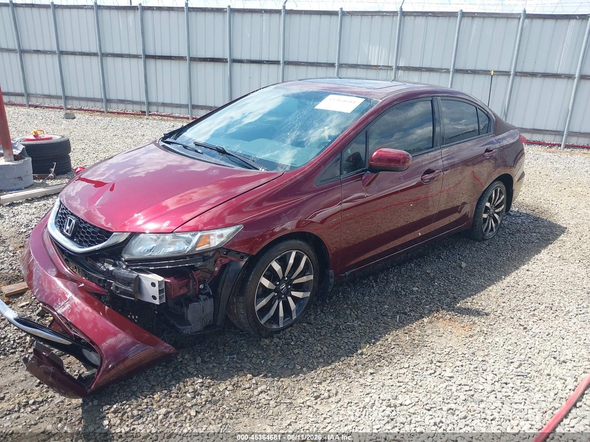 2015 HONDA CIVIC EX-L — снимка 2
