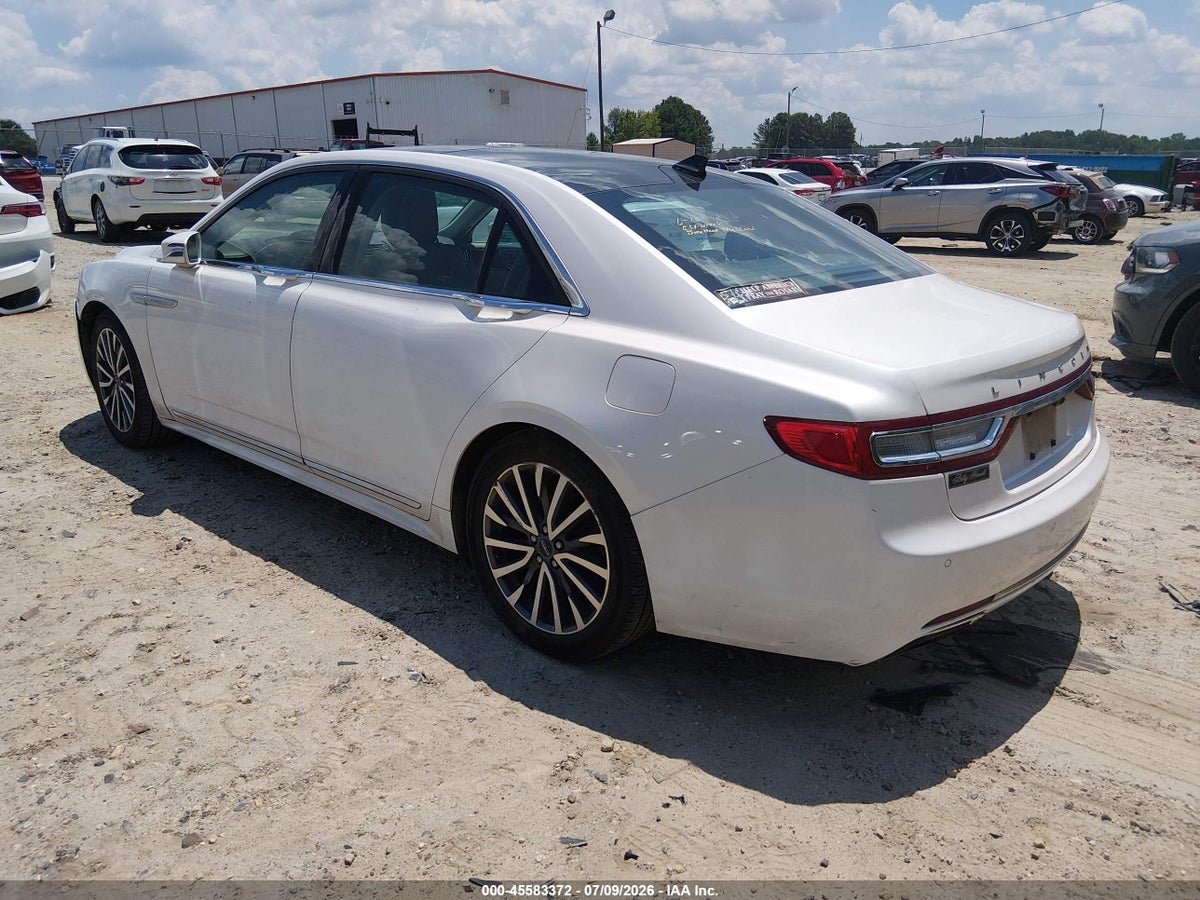 2018 LINCOLN CONTINENTAL SELECT — снимка 3