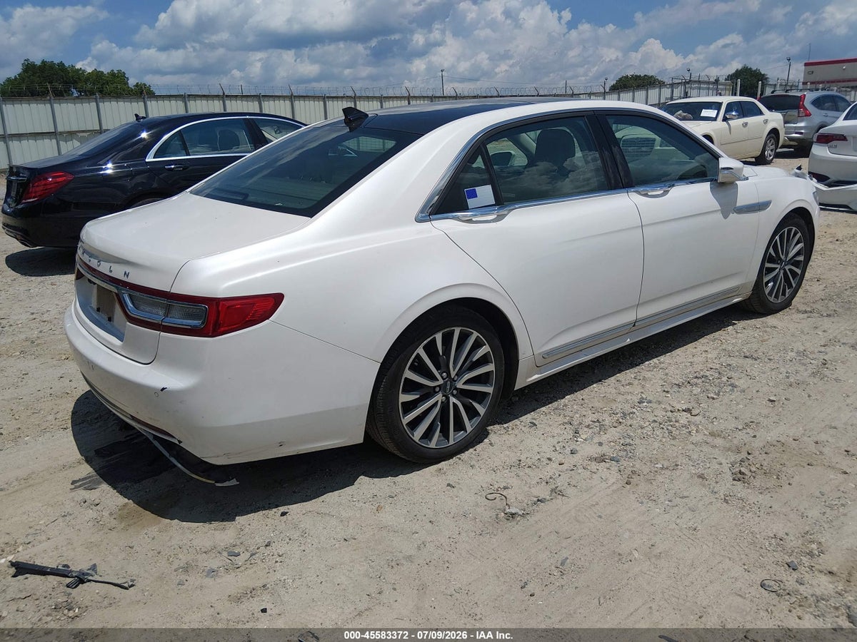 2018 LINCOLN CONTINENTAL SELECT — снимка 4