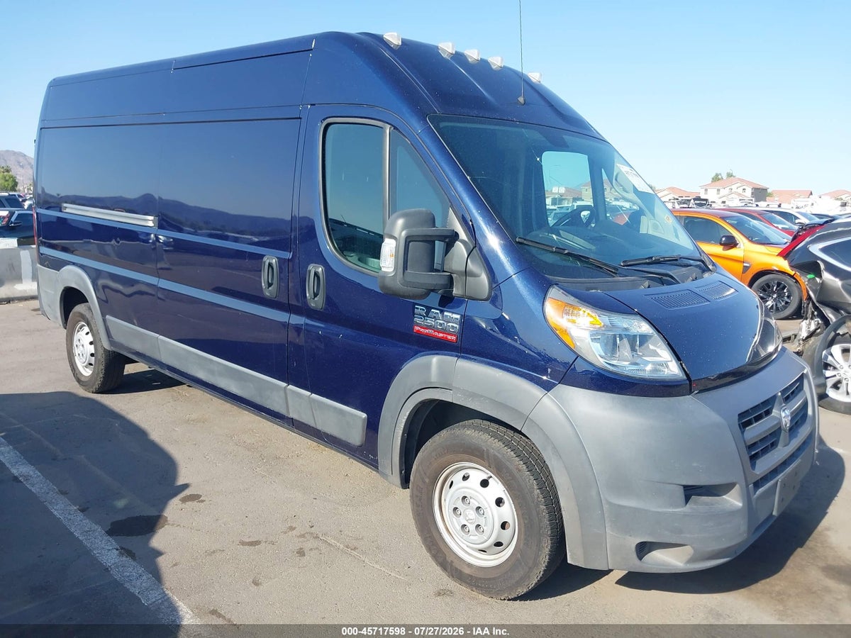 2018 RAM PROMASTER 2500 HIGH ROOF 159 WB