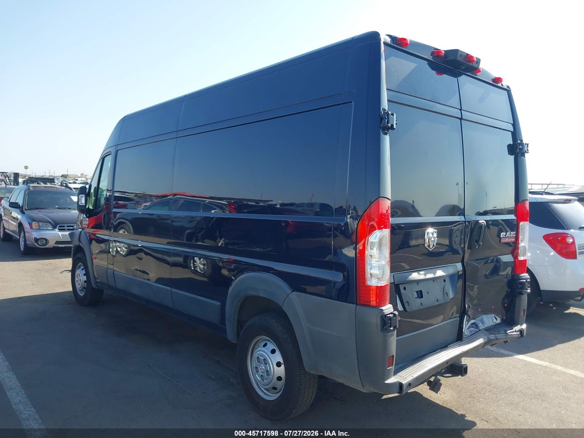 2018 RAM PROMASTER 2500 HIGH ROOF 159 WB — снимка 3
