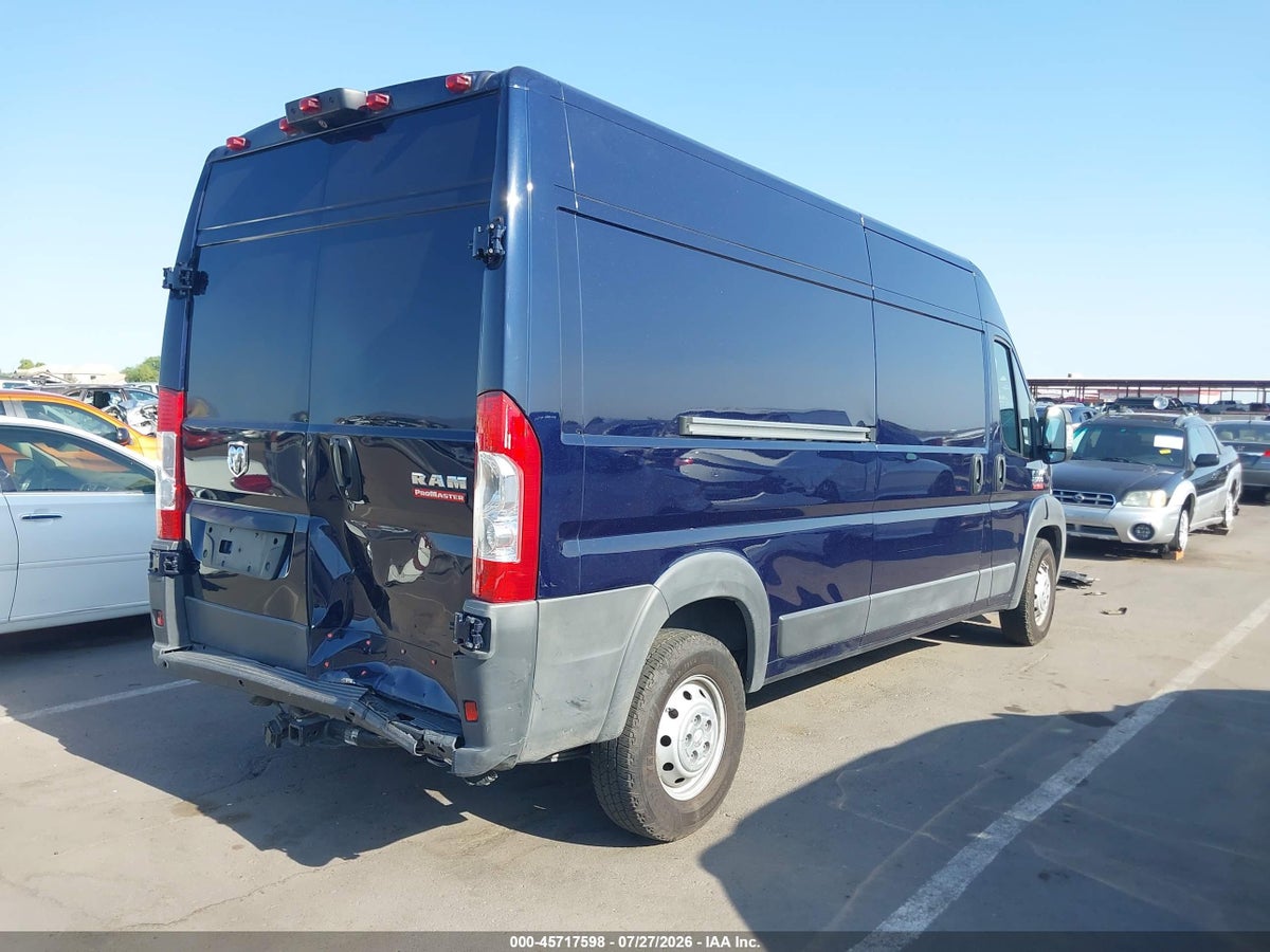 2018 RAM PROMASTER 2500 HIGH ROOF 159 WB — снимка 4