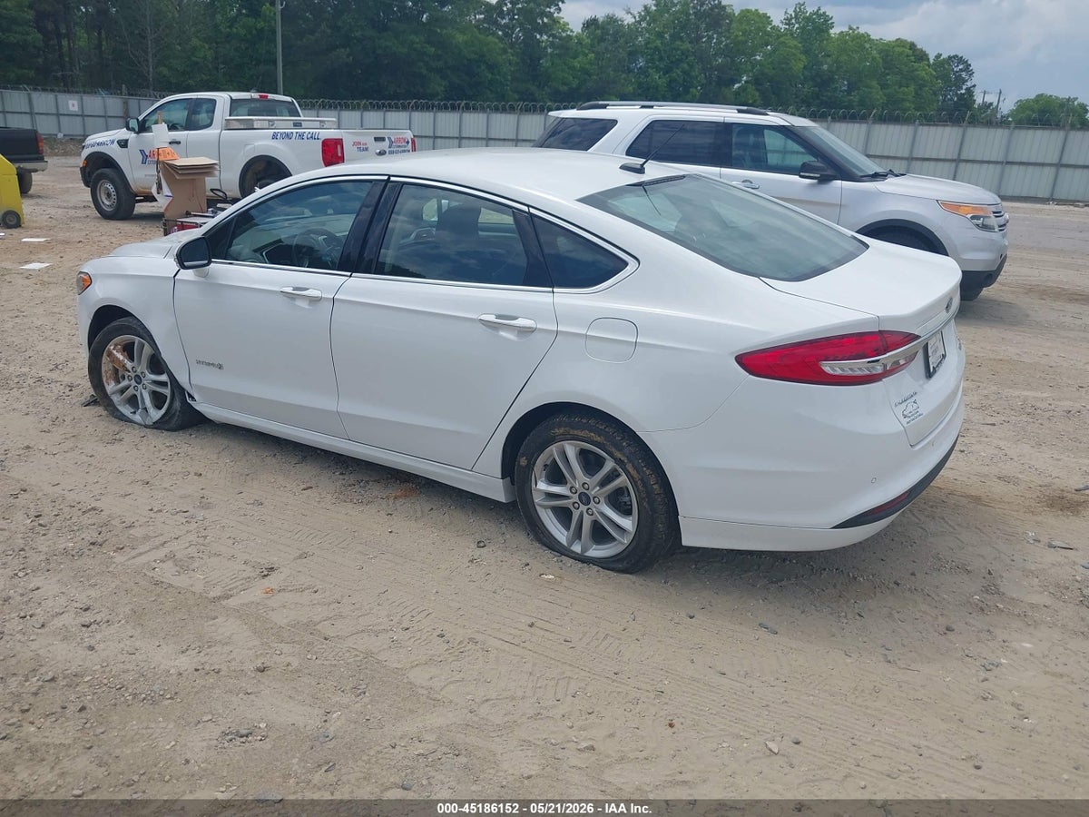 2018 FORD FUSION HYBRID SE — снимка 3