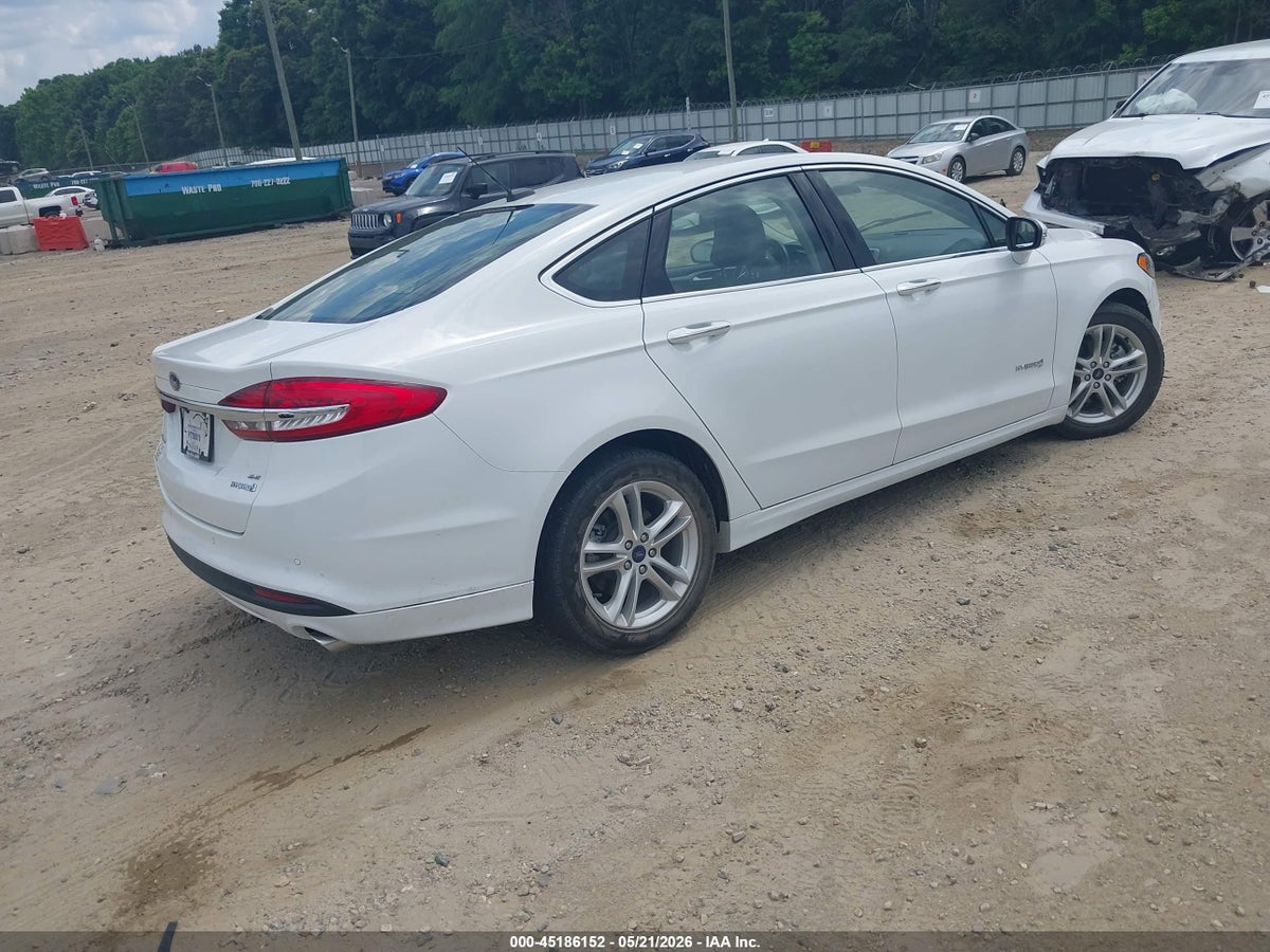 2018 FORD FUSION HYBRID SE — снимка 4