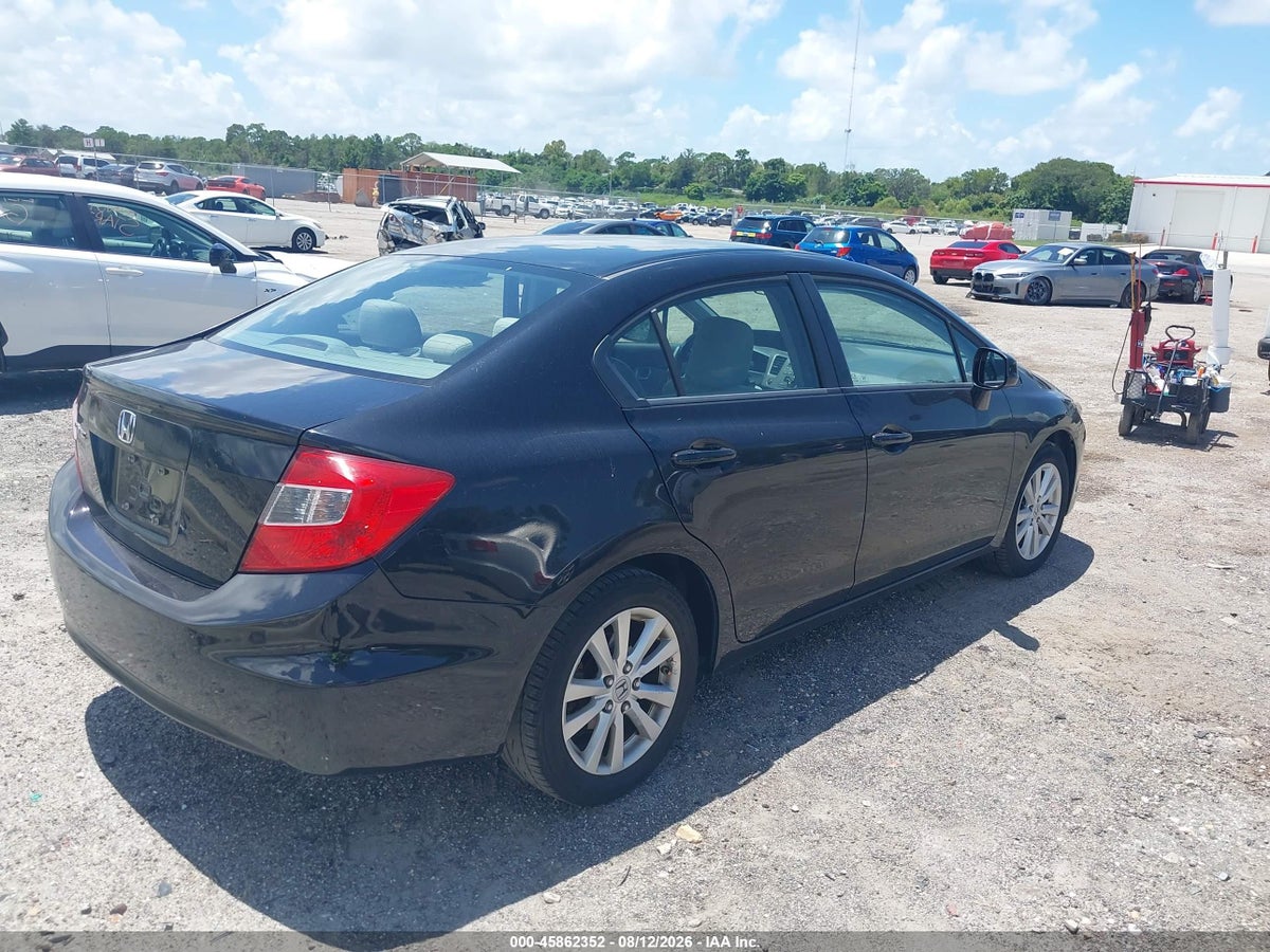 2012 HONDA CIVIC EX — снимка 4