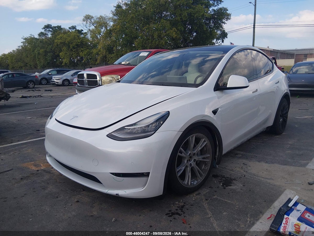 2022 TESLA MODEL Y LONG RANGE DUAL MOTOR ALL-WHEEL DRIVE — снимка 2