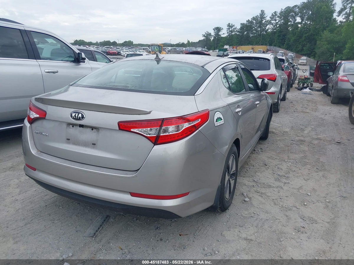 2013 KIA OPTIMA HYBRID LX — снимка 4