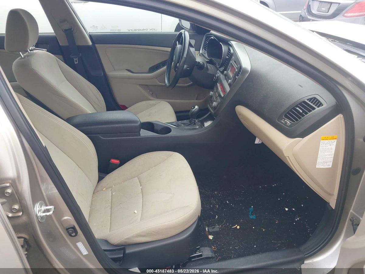 2013 KIA OPTIMA HYBRID LX — снимка 5