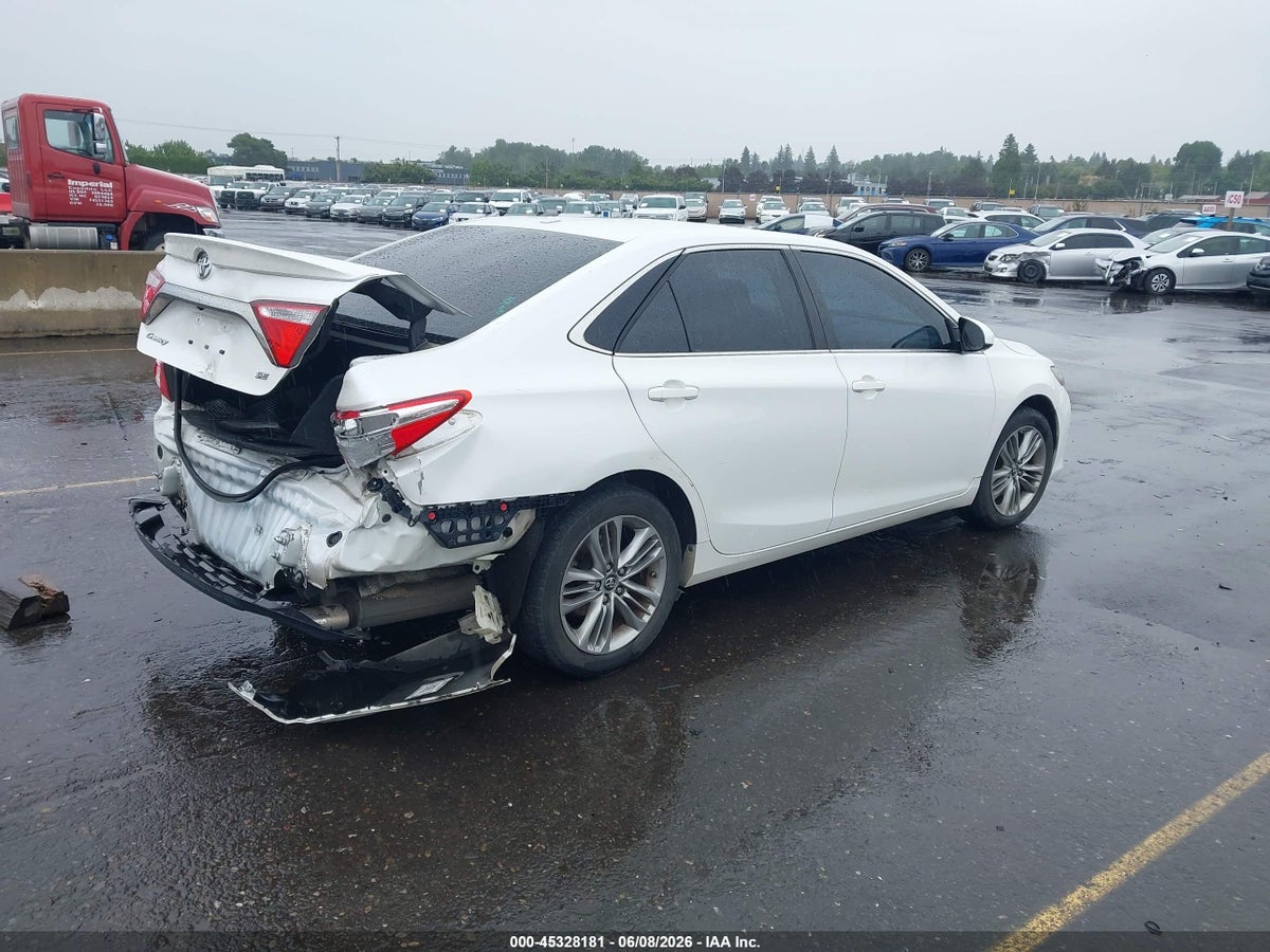 2016 TOYOTA CAMRY SE — снимка 4