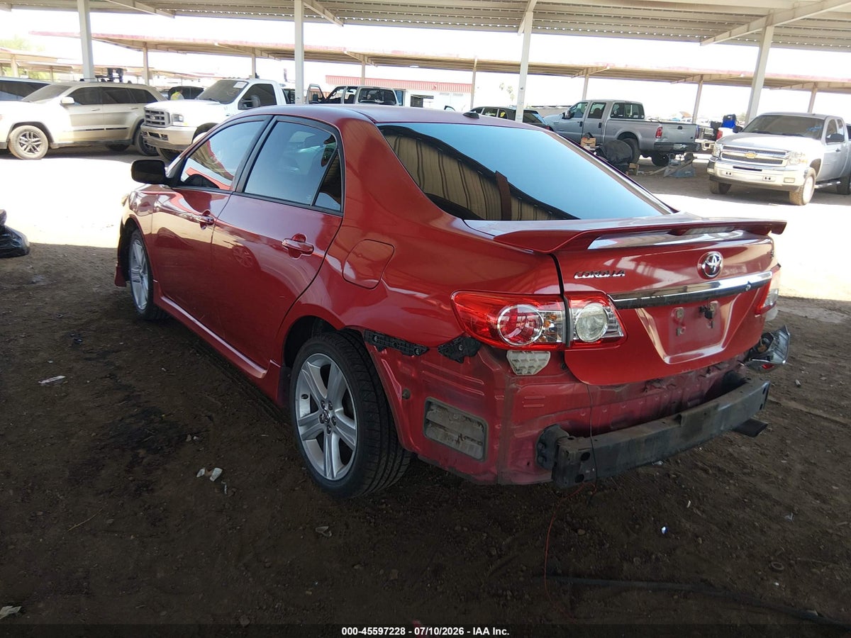 2013 TOYOTA COROLLA S — снимка 3