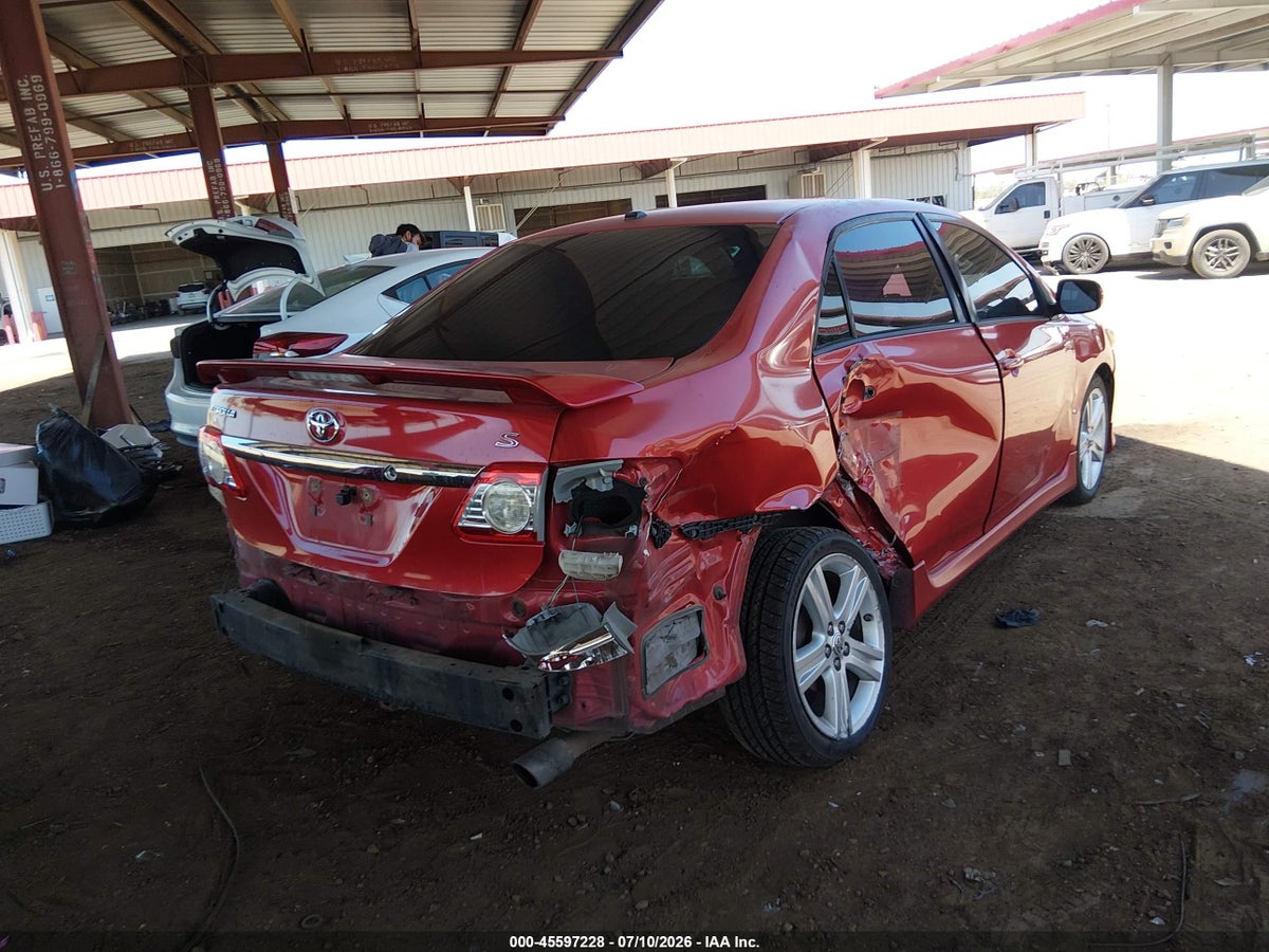 2013 TOYOTA COROLLA S — снимка 4