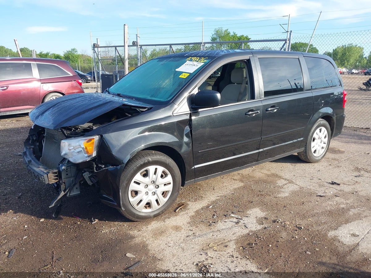 2017 DODGE GRAND CARAVAN SE — снимка 2