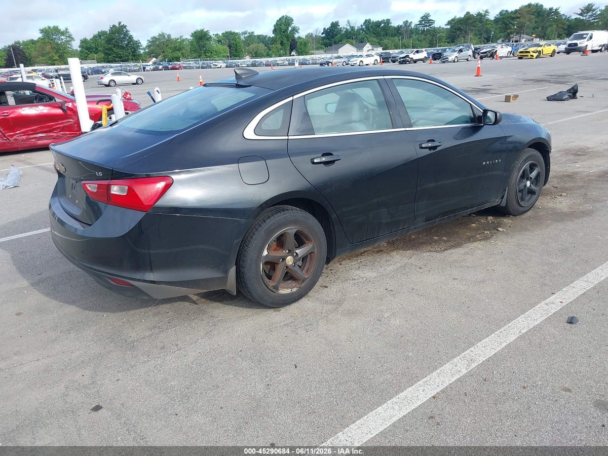 2016 CHEVROLET MALIBU LS — снимка 4