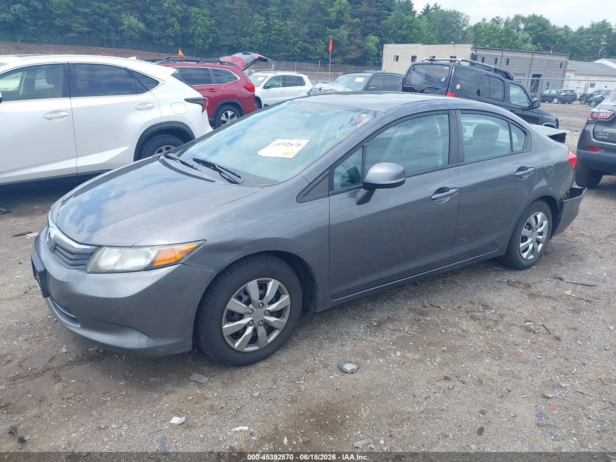 2012 HONDA CIVIC LX — снимка 2