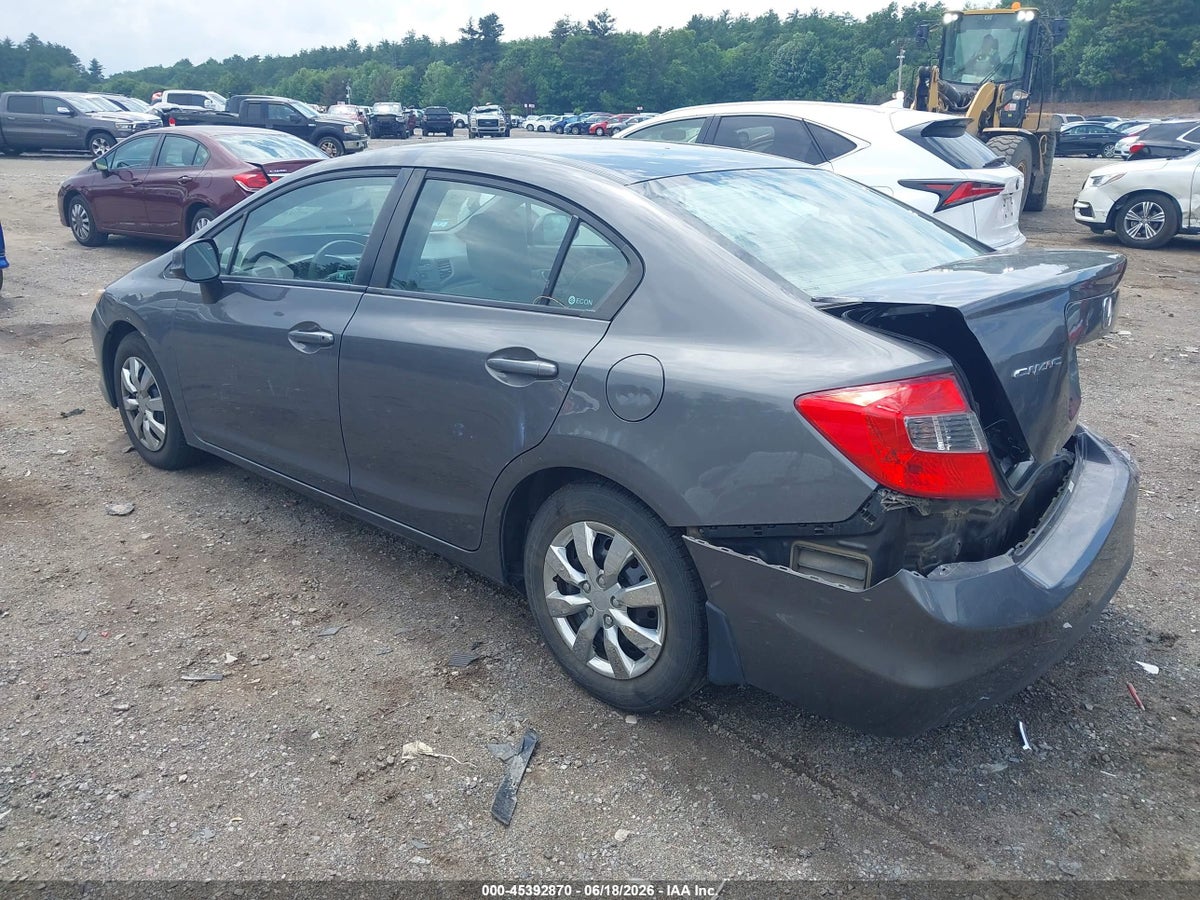 2012 HONDA CIVIC LX — снимка 3