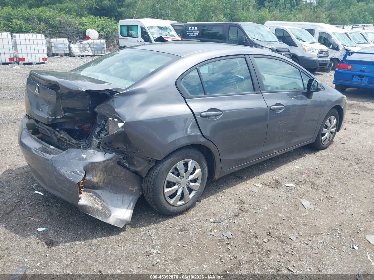 2012 HONDA CIVIC LX — снимка 4