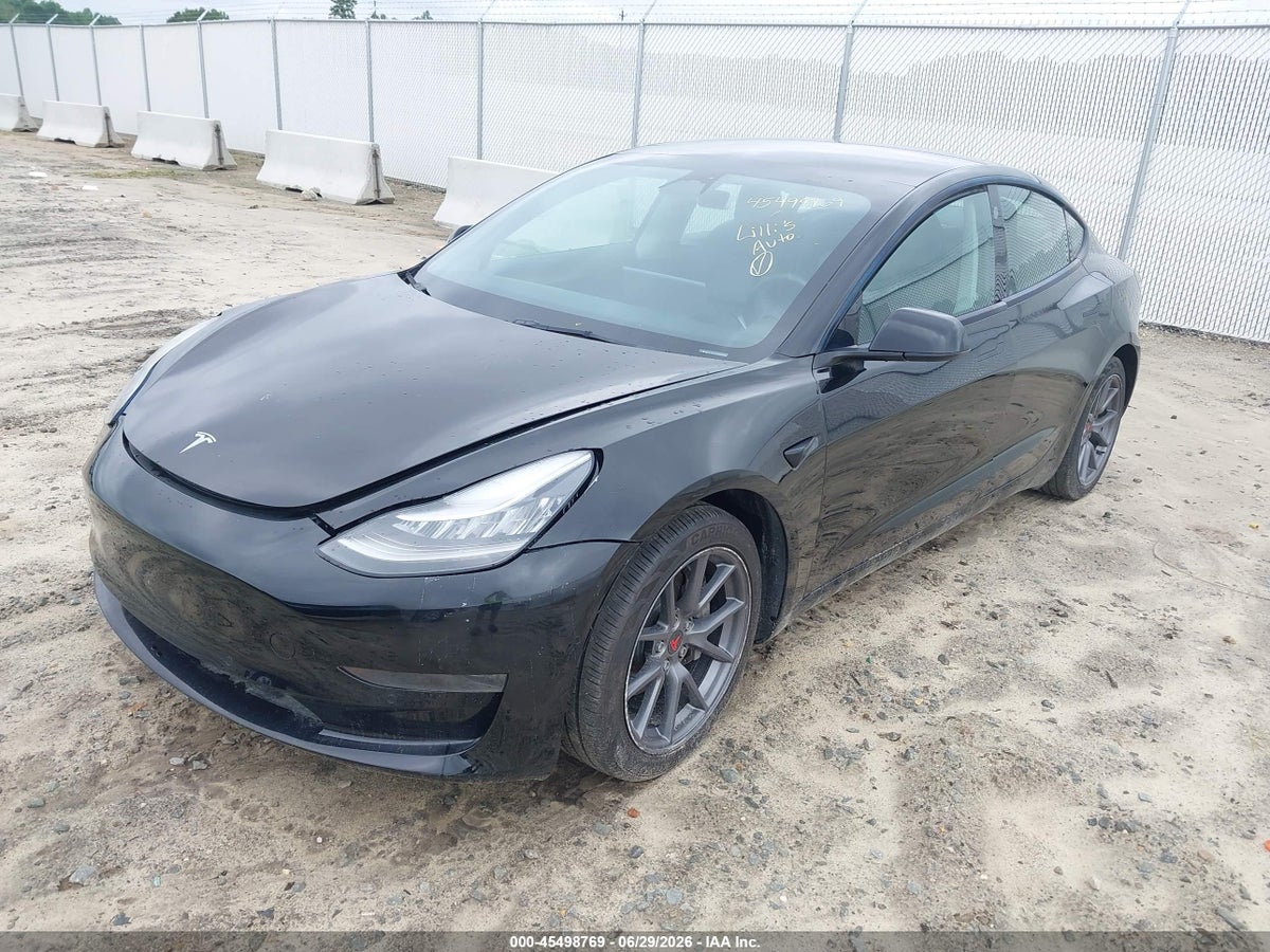 2021 TESLA MODEL 3 STANDARD RANGE PLUS REAR-WHEEL DRIVE — снимка 2