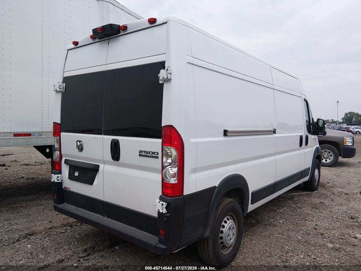 2024 RAM PROMASTER 2500 TRADESMAN HIGH ROOF 159 WB W/PASS SEAT — снимка 4