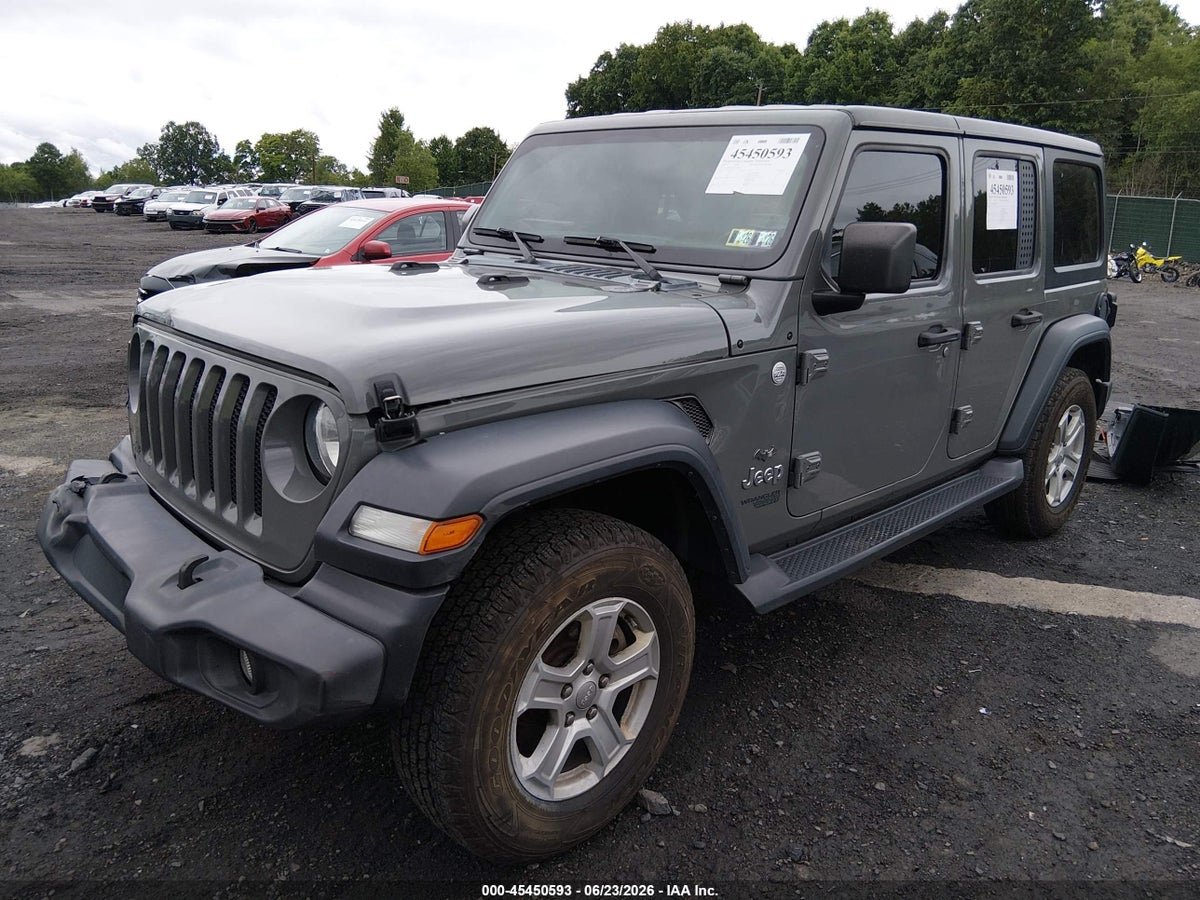 2020 JEEP WRANGLER UNLIMITED SPORT S 4X4 — снимка 2