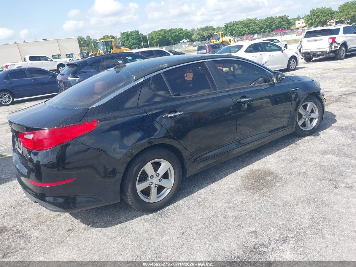 2015 KIA OPTIMA LX — снимка 4