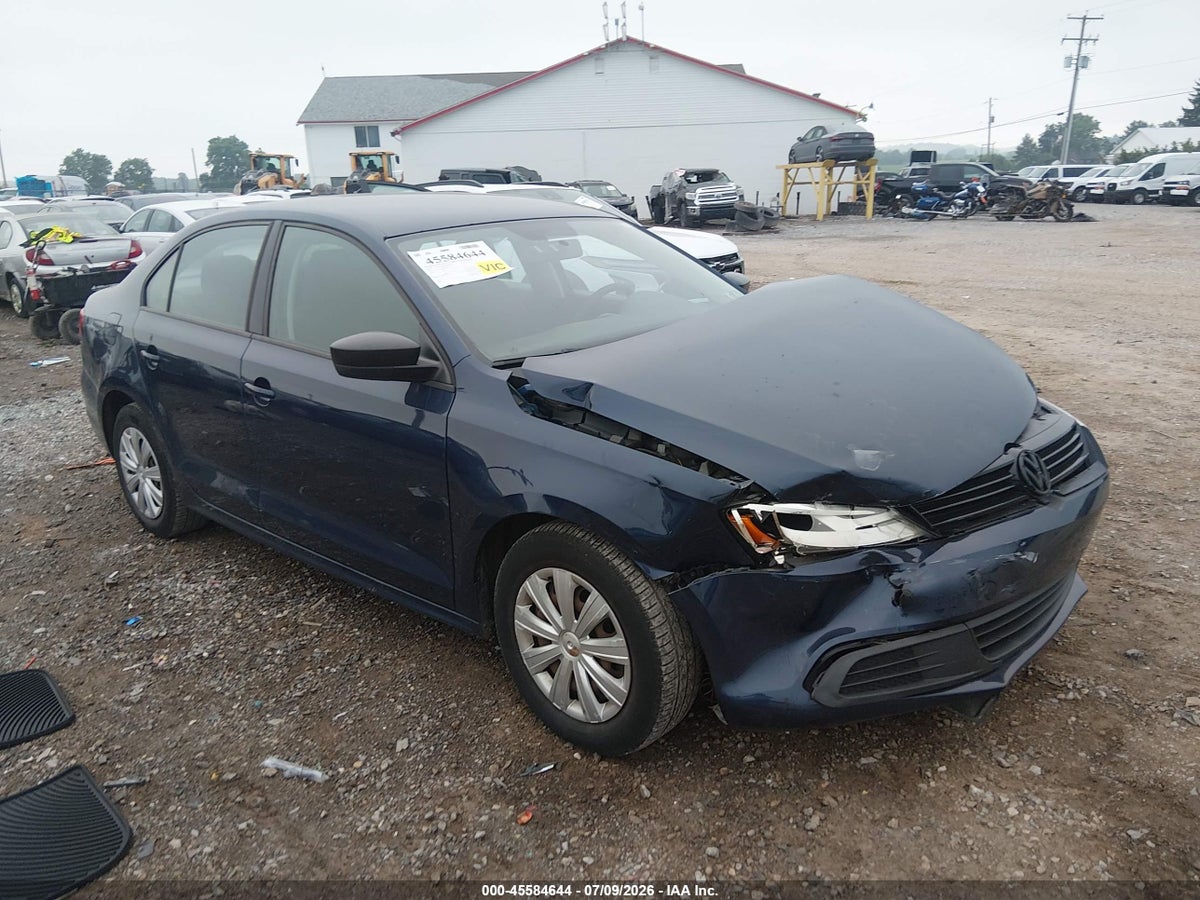 2012 VOLKSWAGEN JETTA 2.0L S