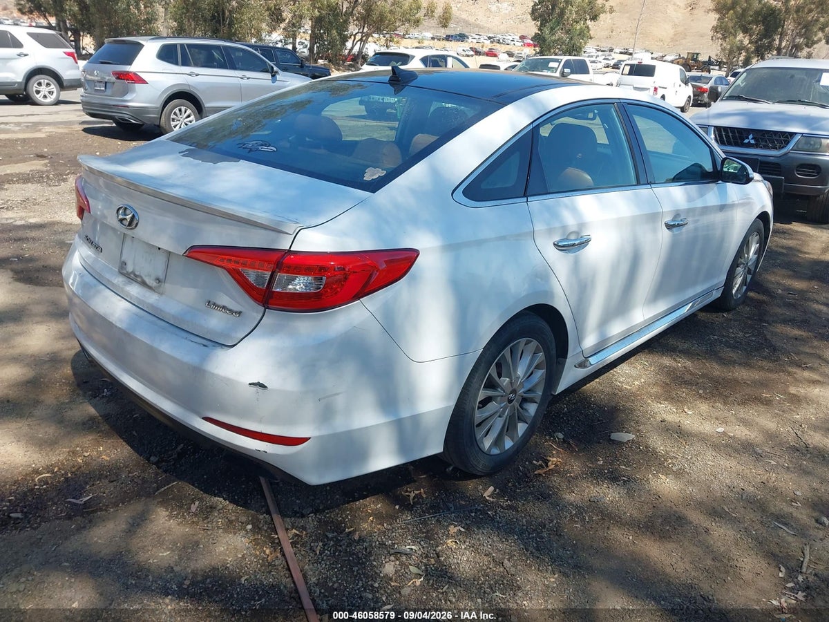 2015 HYUNDAI SONATA LIMITED — снимка 4