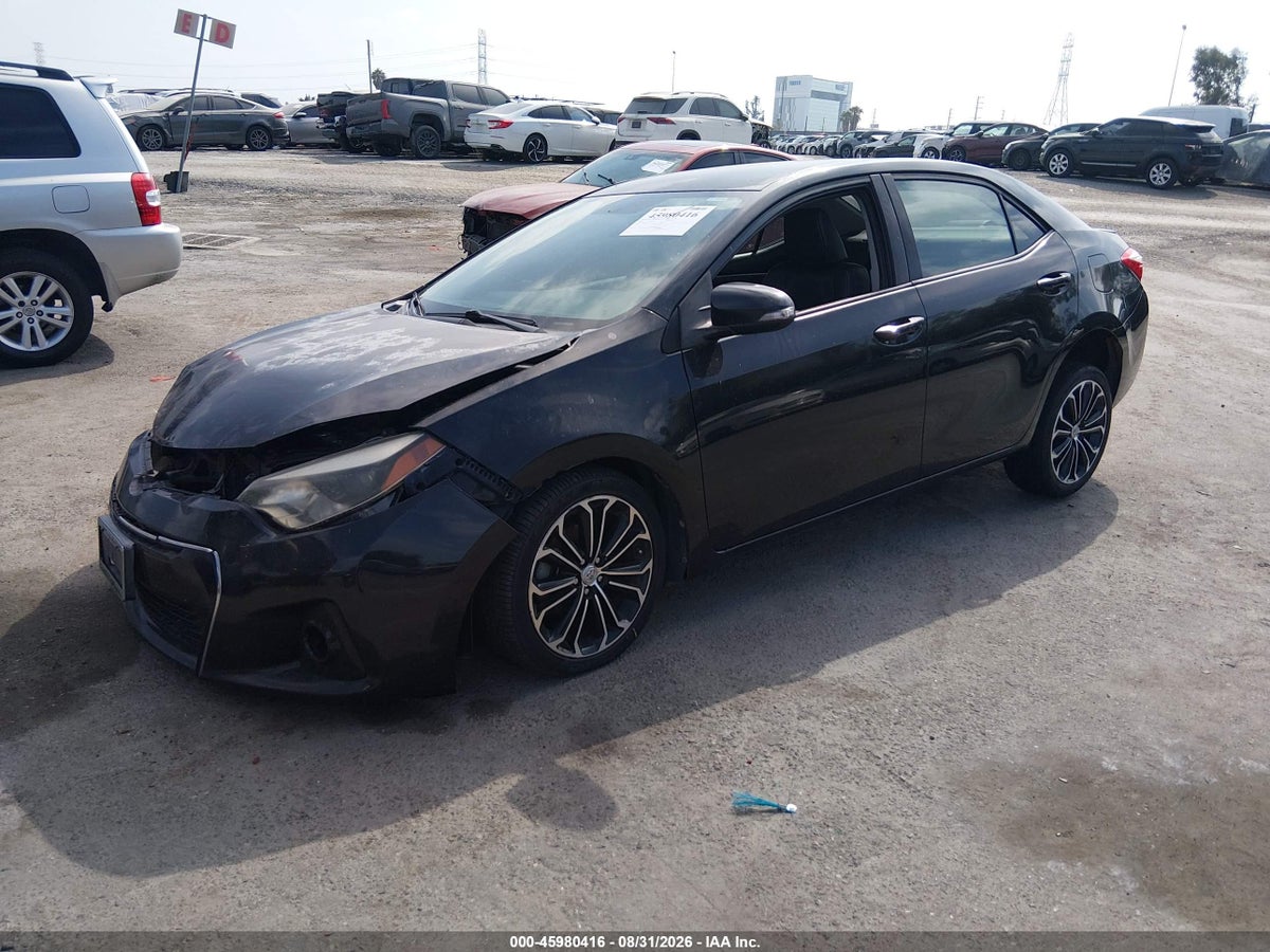 2014 TOYOTA COROLLA S PLUS — снимка 2
