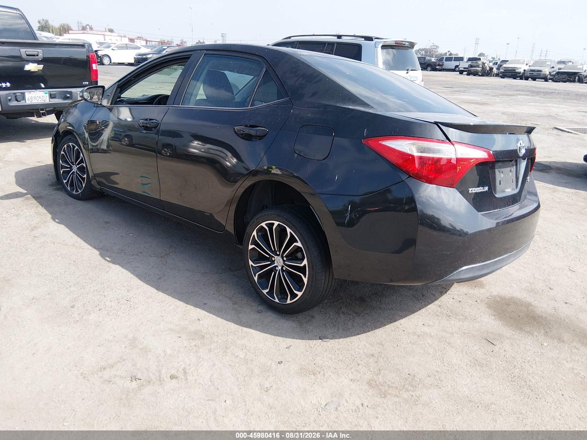 2014 TOYOTA COROLLA S PLUS — снимка 3