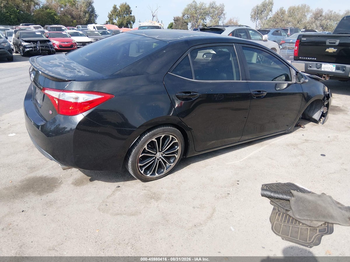 2014 TOYOTA COROLLA S PLUS — снимка 4