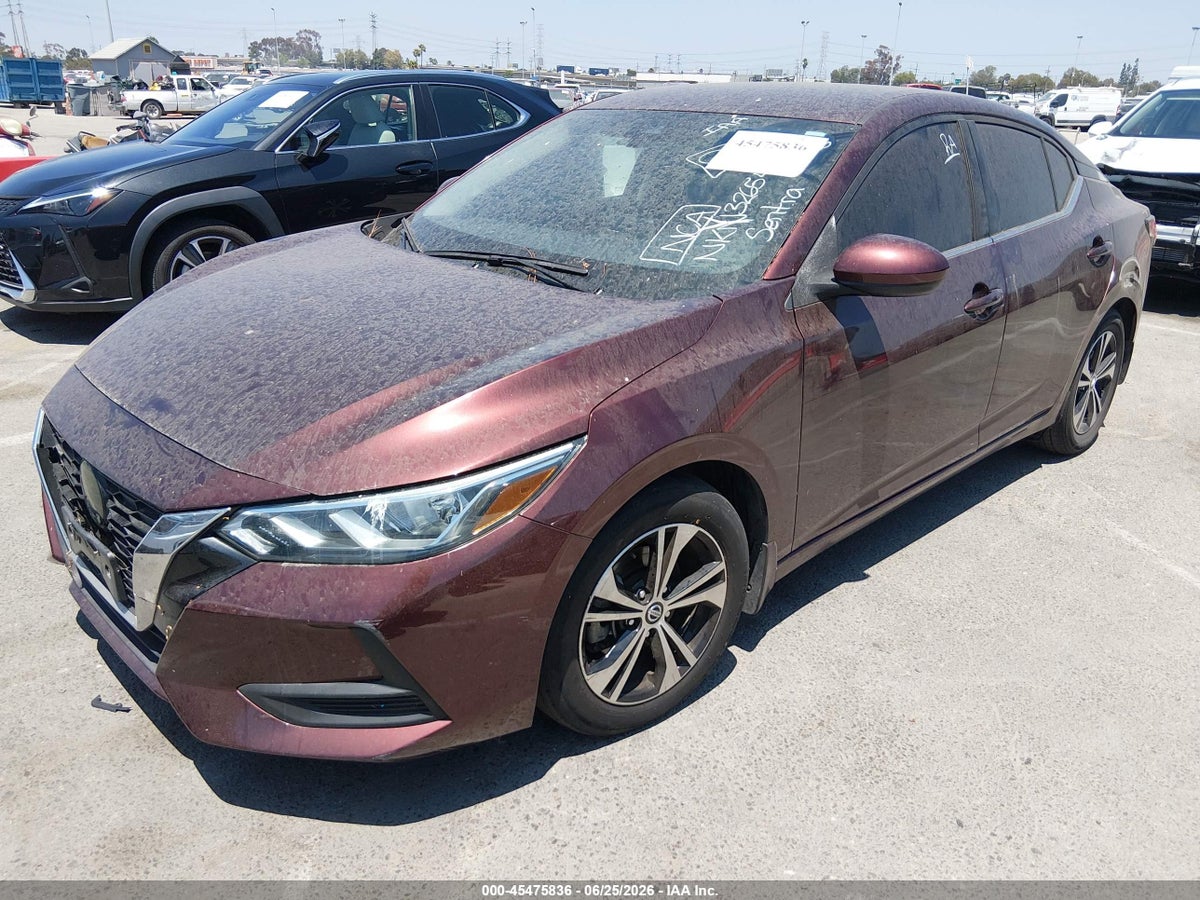 2021 NISSAN SENTRA SV XTRONIC CVT — снимка 2