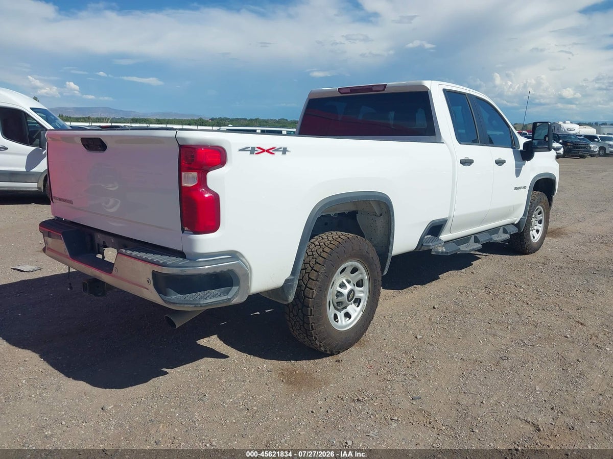 2022 CHEVROLET SILVERADO 2500HD 4WD LONG BED WT — снимка 4