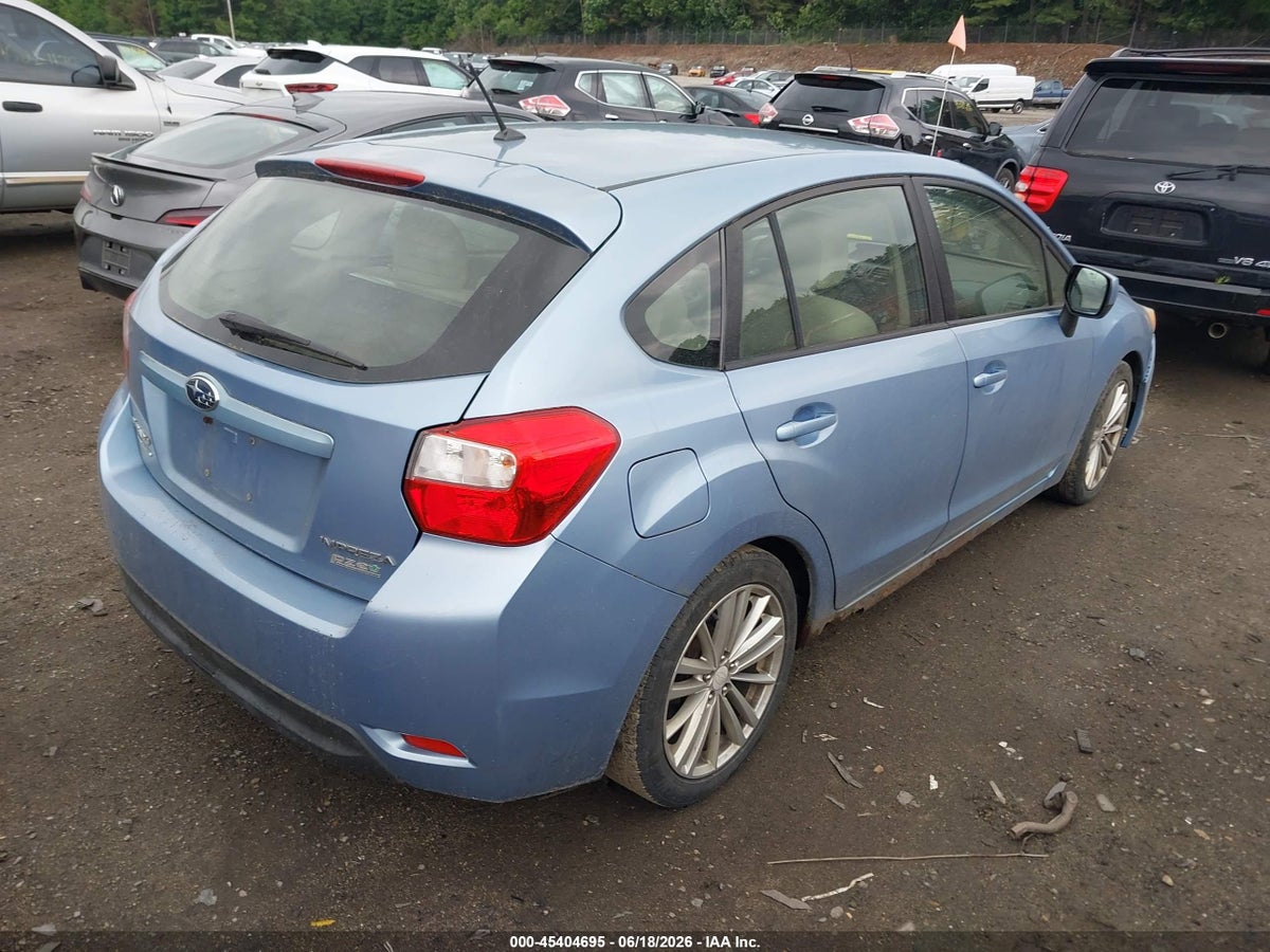 2012 SUBARU IMPREZA 2.0I PREMIUM — снимка 4