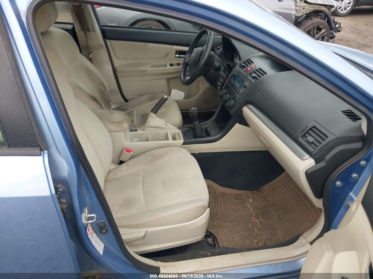 2012 SUBARU IMPREZA 2.0I PREMIUM — снимка 5
