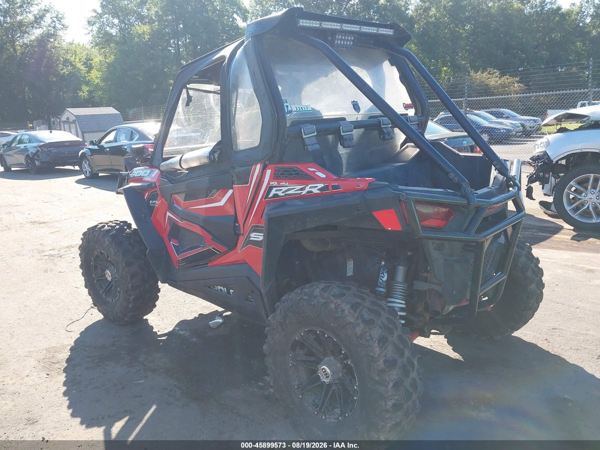 2015 POLARIS RZR S 900 EPS — снимка 3