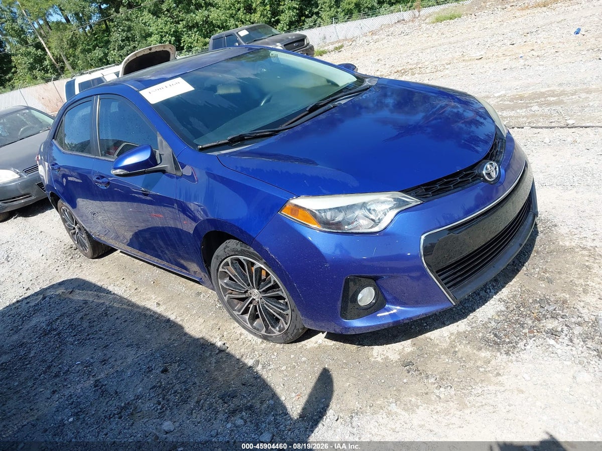 2016 TOYOTA COROLLA S PLUS