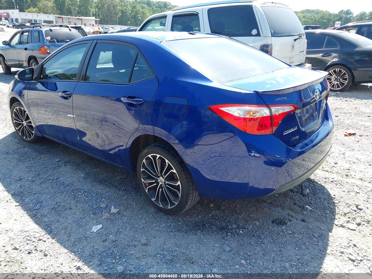 2016 TOYOTA COROLLA S PLUS — снимка 3
