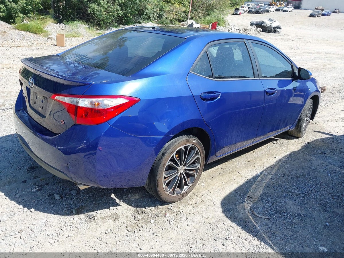 2016 TOYOTA COROLLA S PLUS — снимка 4