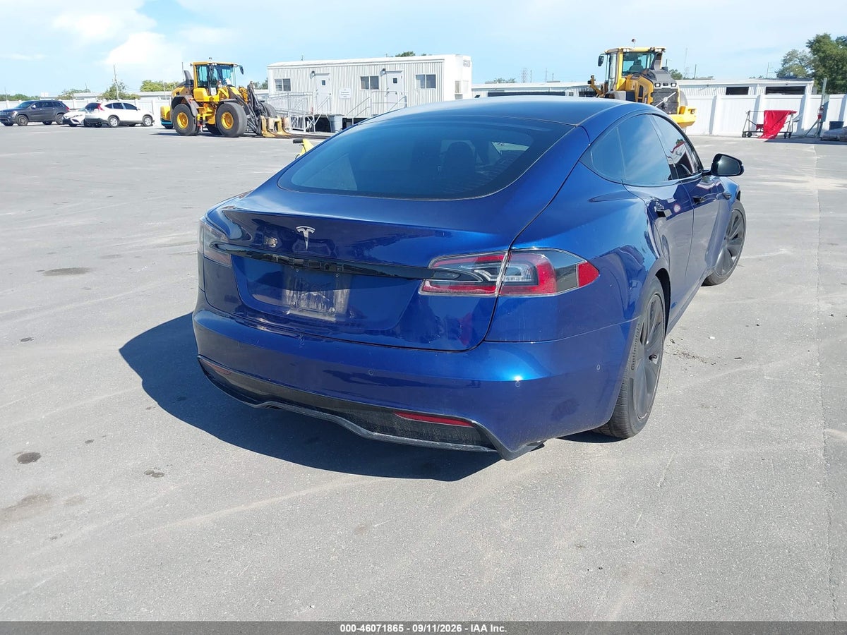 2021 TESLA MODEL S LONG RANGE DUAL MOTOR ALL-WHEEL DRIVE — снимка 4