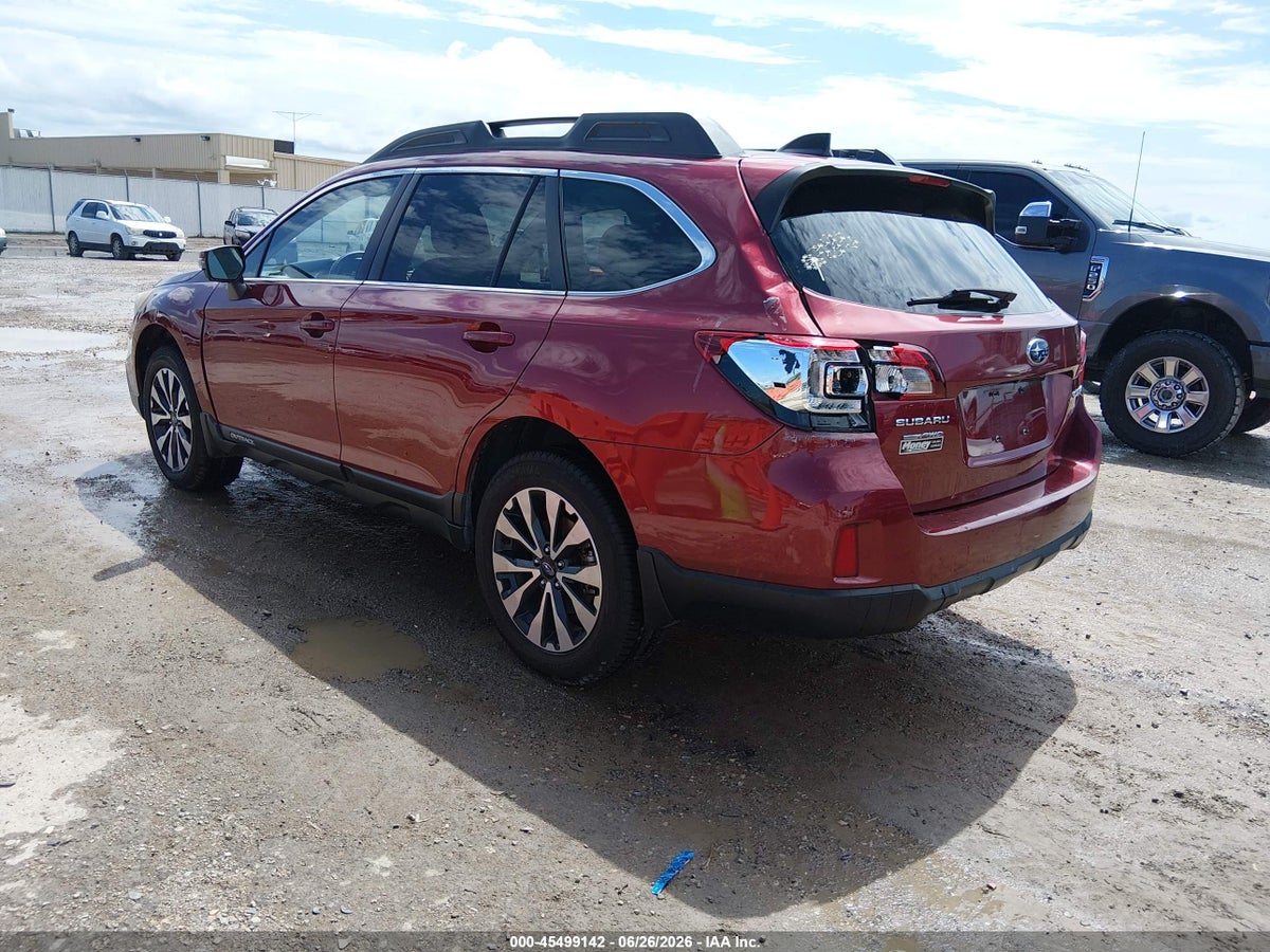 2016 SUBARU OUTBACK 2.5I LIMITED — снимка 3