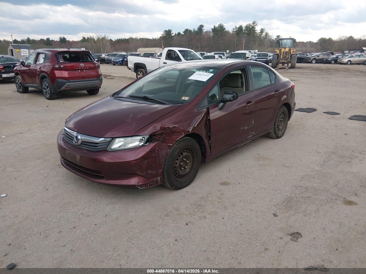 2012 HONDA CIVIC LX — снимка 2