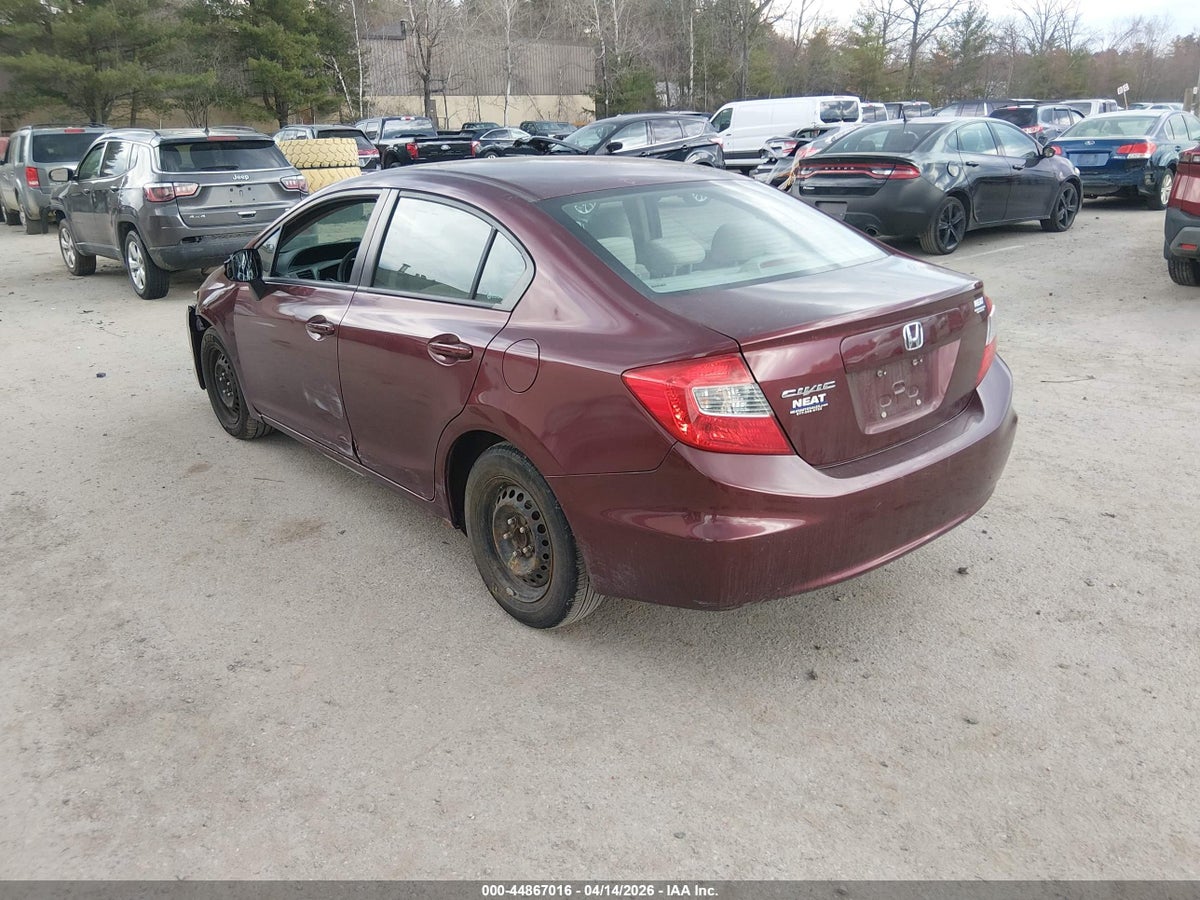 2012 HONDA CIVIC LX — снимка 3