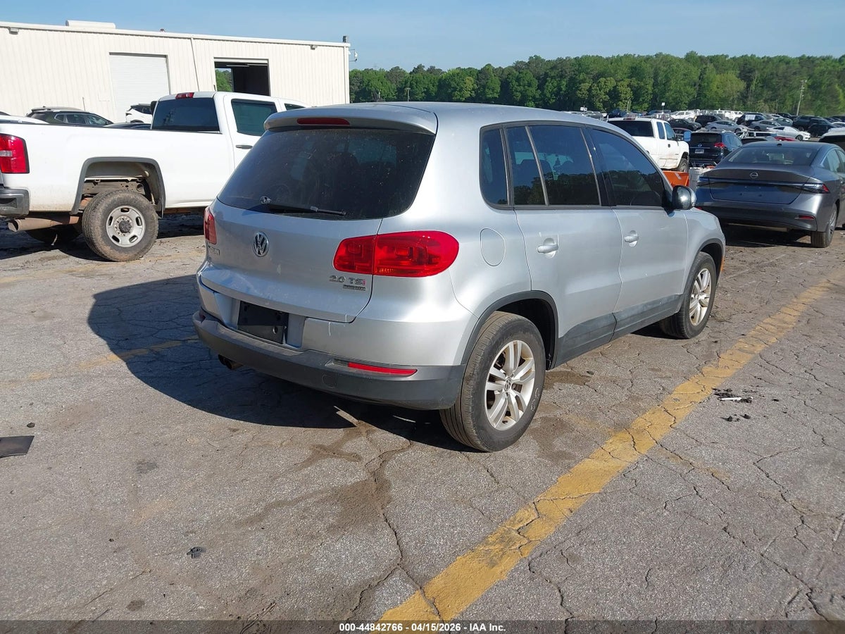 2012 VOLKSWAGEN TIGUAN S — снимка 4
