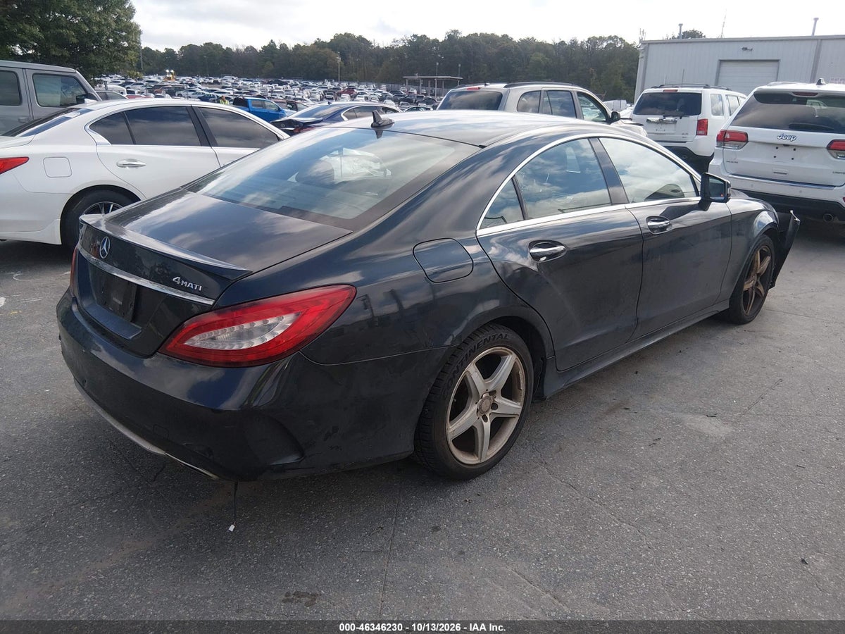 2016 MERCEDES-BENZ CLS 400 4MATIC — снимка 4