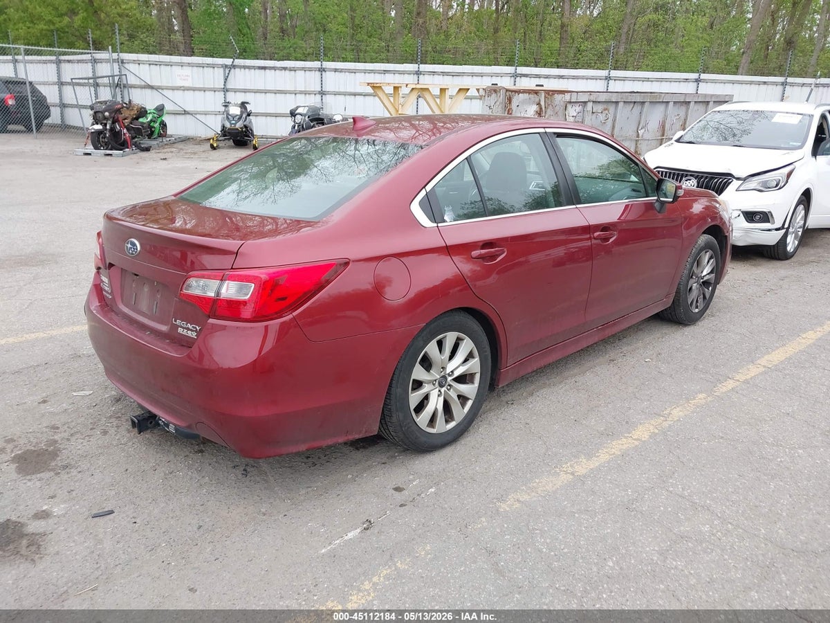 2017 SUBARU LEGACY 2.5I PREMIUM — снимка 4
