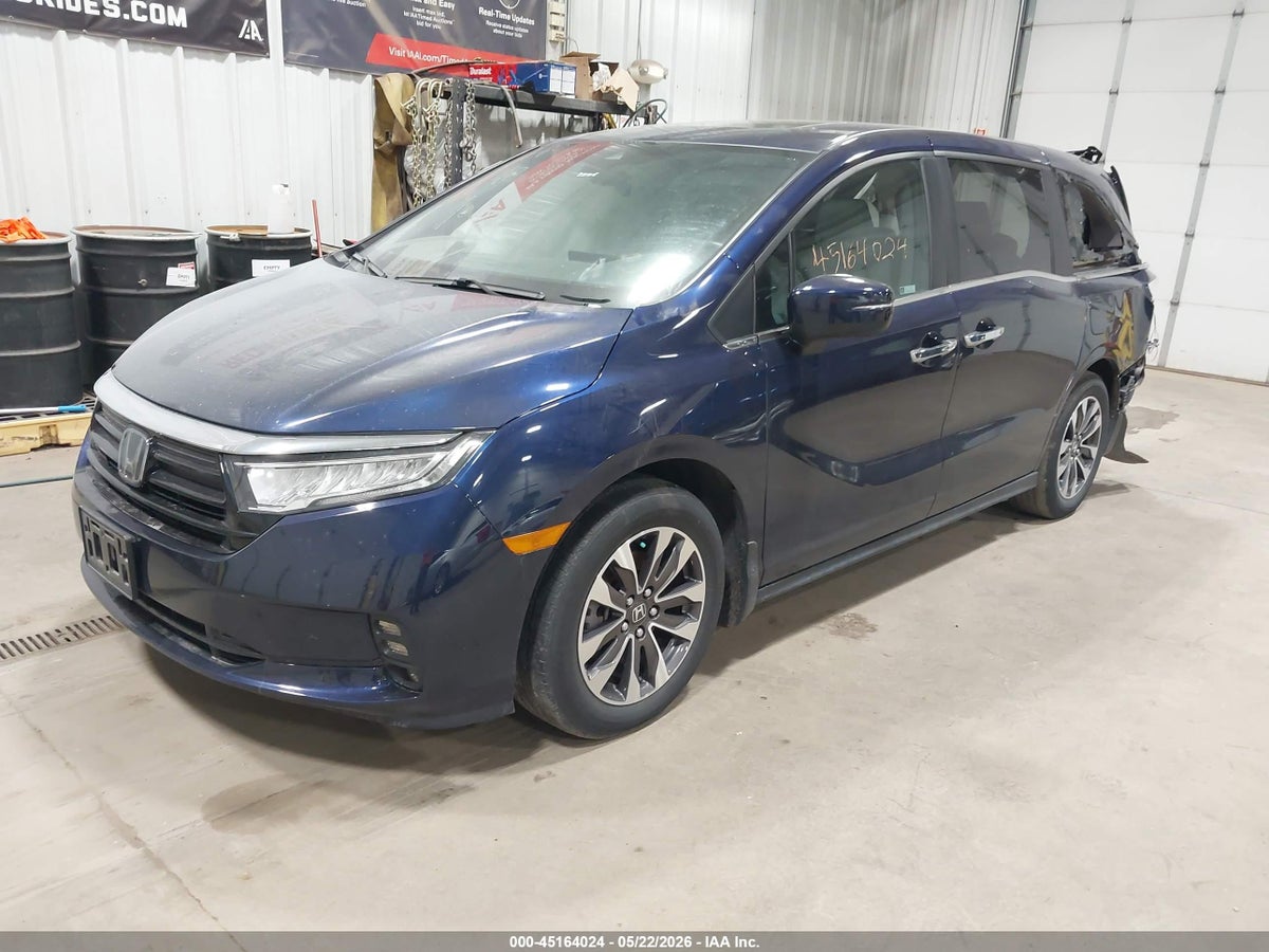 2022 HONDA ODYSSEY EX-L — снимка 2