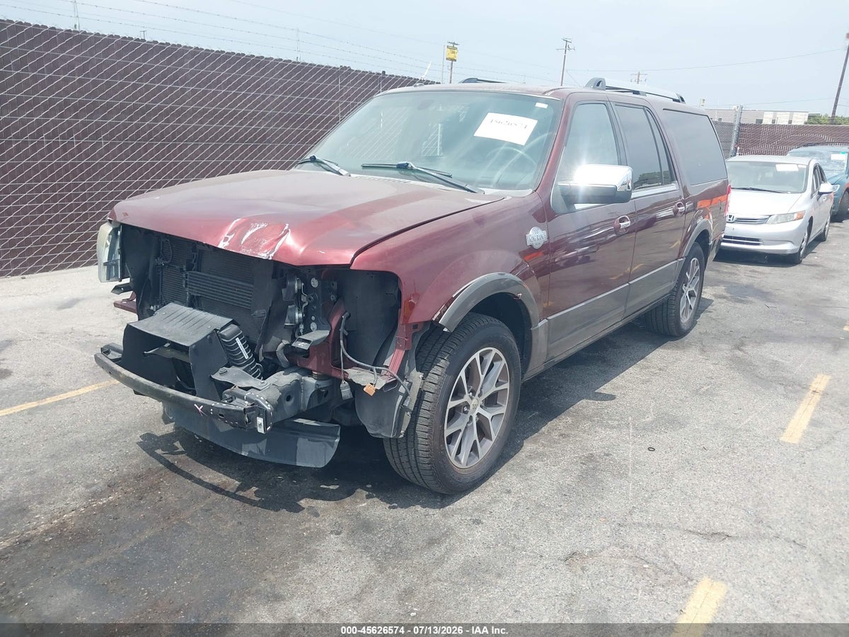 2015 FORD EXPEDITION EL KING RANCH — снимка 2