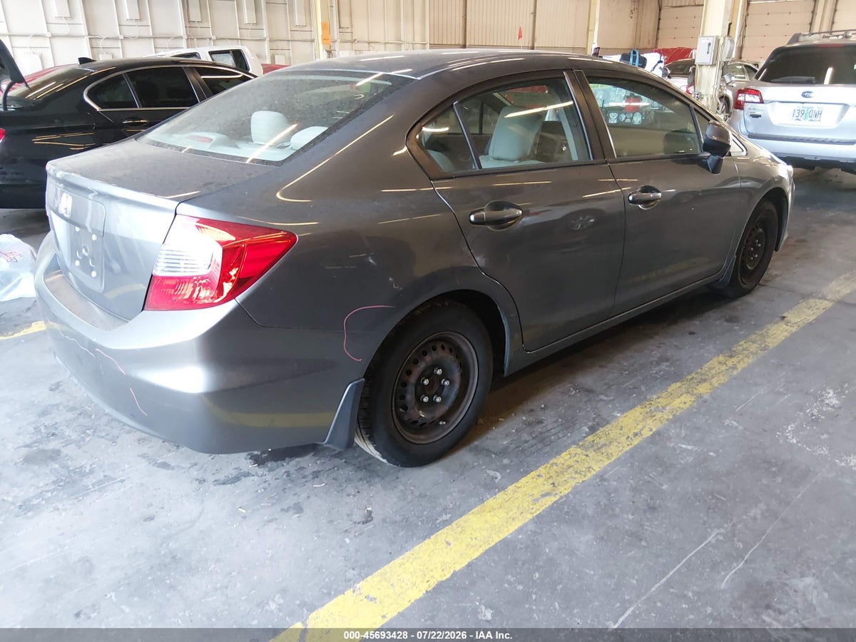 2012 HONDA CIVIC LX — снимка 4
